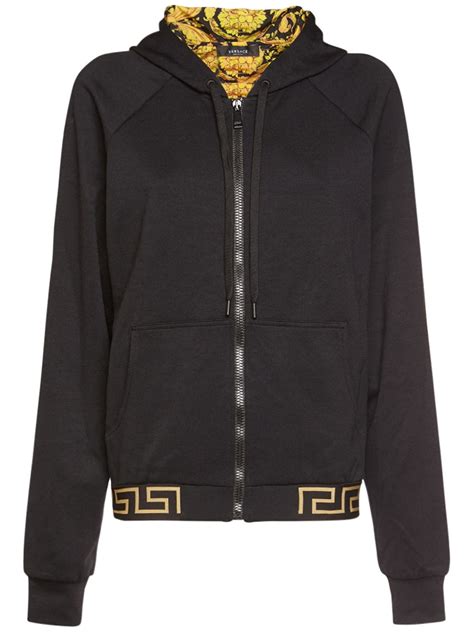 versace pulover|versace zip up hoodie.